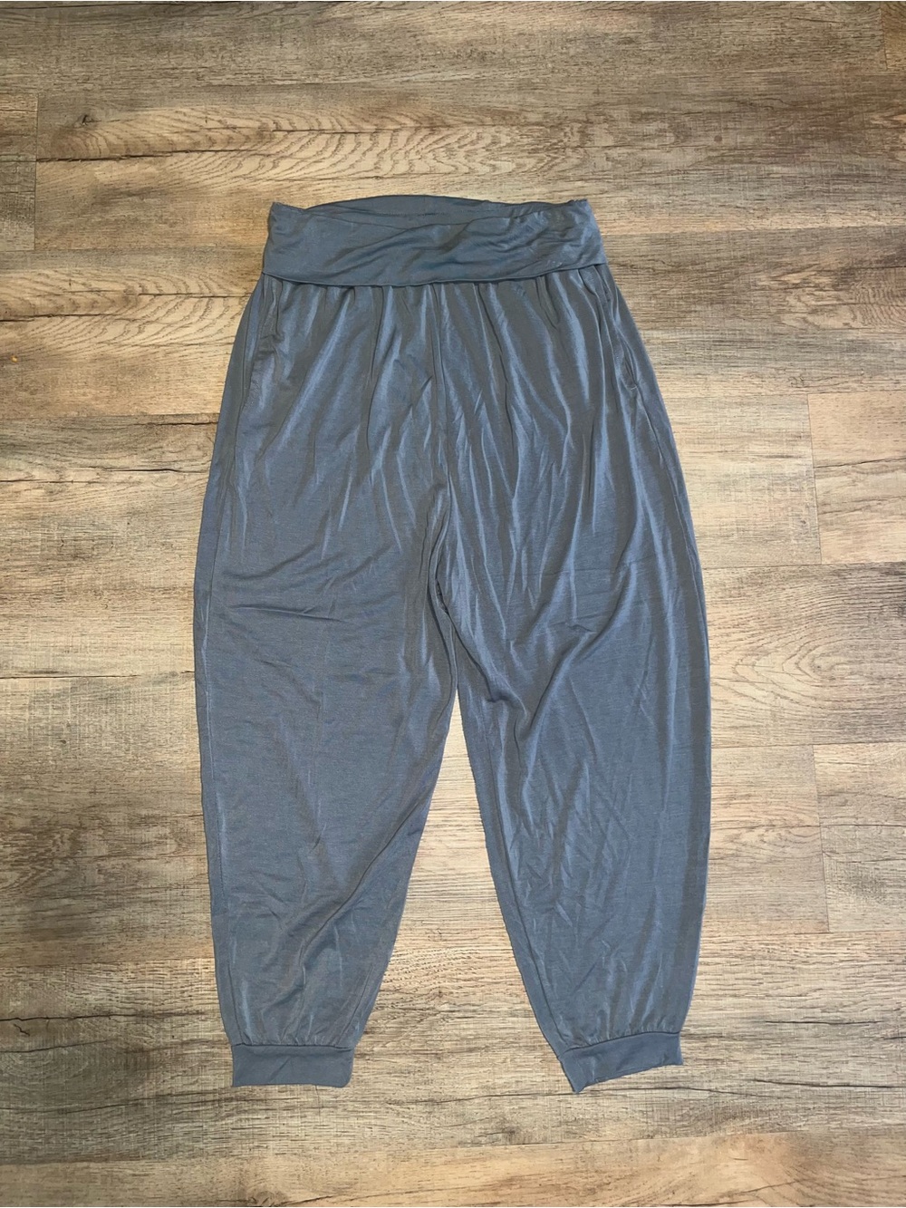 Lefties Loose Fit Gray Jogger Pants Size Medium